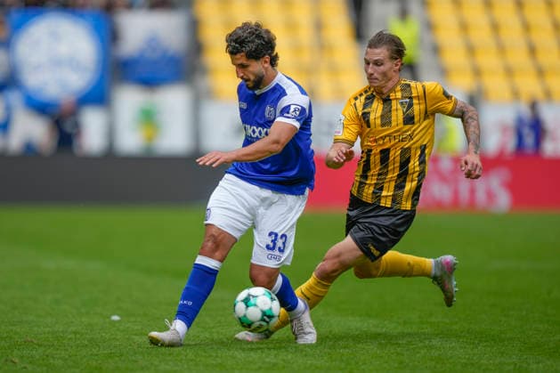 29.08.2026, Tivoli, Aachen, GER, 3. Liga, 3. Spieltag: Alemannia Aachen vs SV Meppen, Stefan Rankic (SV Meppen 33) DFL REGULATIONS PROHIBIT ANY USE OF PHOTOGRAPHS AS IMAGE SEQUENCES AND OR QUASI-VIDEO. Aachen NRW Tivoli