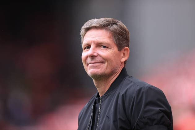 Football - Premier League - Liverpool v Nottingham Forest 29th August 2026 - Premier League - Liverpool v Nottingham Forest - Nottingham Forest manager Oliver Glasner - Photo: Simon Stacpoole Offside. Liverpool UK Copyright: xSimonxStacpoolexOffside