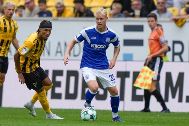 29.08.2026, Tivoli, Aachen, GER, 3. Liga, 3. Spieltag: Alemannia Aachen vs SV Meppen, Luca Prasse (SV Meppen 31) DFL REGULATIONS PROHIBIT ANY USE OF PHOTOGRAPHS AS IMAGE SEQUENCES AND OR QUASI-VIDEO. Aachen NRW Tivoli