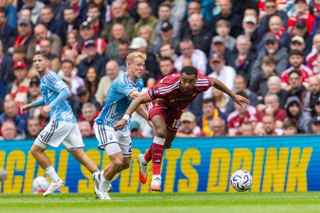 Football - FA Premier League - Liverpool FC v Nottingham Forest FC LIVERPOOL, ENGLAND - Saturday, August 29, 2026: Liverpool s Cody Gakpo during the FA Premier League match between Liverpool FC and Nottingham Forest FC at Anfield. (Photo by David Rawcliffe Propaganda) LIVERPOOL Anfield MERSEYSIDE ENGLAND  Copyright: xDavidxRawcliffex P2026-08-29-Liverpool_Nottingham_Forest-48