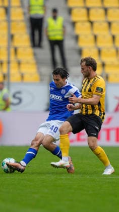 29.08.2026, Tivoli, Aachen, GER, 3. Liga, 3. Spieltag: Alemannia Aachen vs SV Meppen, Niclas Nadj (SV Meppen 40) DFL REGULATIONS PROHIBIT ANY USE OF PHOTOGRAPHS AS IMAGE SEQUENCES AND OR QUASI-VIDEO. Aachen NRW Tivoli