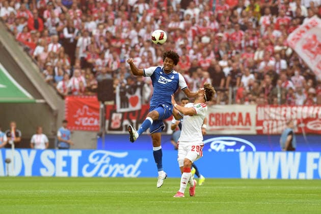 Bernardo (TSG Hoffenheim) und Jan Thielmann (1. FC Koeln) im Zweikampf waehrend des Spiels der 1. Bundesliga zwischen 1. FC Koeln und TSG Hoffenheim, RheinEnergieStadion am 29. August 2026 in Koeln, Deutschland. (Foto von Ralf Treese DeFodi Images) +++ Bernardo (TSG Hoffenheim) und Jan Thielmann (1. FC Koeln) battle for the ball during the Bundesliga match between 1. FC Koeln and TSG Hoffenheim at RheinEnergieStadion on August 29, 2026 in Cologne, Germany. (Photo by Ralf Treese DeFodi Images) DFB DFL REGULATIONS PROHIBIT ANY USE OF PHOTOGRAPHS AS IMAGE SEQUENCES AND OR QUASI-VIDEO. (Photo by Ralf Treese DeFodi Images) - *** Bernardo of TSG Hoffenheim and Jan Thielmann of 1. FC Köln battle for the ball during the Bundesliga match between 1. FC Köln and TSG Hoffenheim at RheinEnergieStadion on August 29, 2026, in Cologne, Germany Photo by Ralf Treese DeFodi Images Bernardo of TSG Hoffenheim and Jan Thielmann of 1. FC Köln battle for the ball during the Bundesliga match between 1. FC Köln and TSG Hoffenheim at RheinEnergieStadion on August 29, 2026 in Cologne, Germany Photo by Ralf Treese DeFodi Images DFB and DFL regulations prohibit any use of photographs as image sequences and or quasi-video Photo by Ralf Treese DeFodi Images