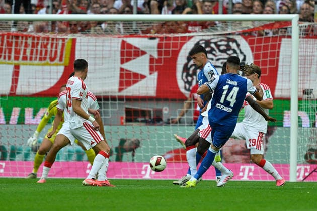 Koeln, Rheinenergiestadion, 29.08.26, GER, Herren, 1.Bundesliga, Saison 2026-2027, 1.FC Koeln - TSG 1899 Hoffenheim Bild: Adam DAGHIM (Hoffenheim) macht das Tor zum 0:1 DFL regulations prohibit any use of photographs as image sequences and or quasi-video. Nordrhein-Westfalen Deutschland *** Cologne, Rheinenergiestadion, August 29, 2026, GER, Men s, Bundesliga 1, 2026–2027 Season, 1. FC Cologne vs. TSG 1899 Hoffenheim. Photo by Adam DAGHIM. Hoffenheim scores the goal to make it 0–1. DFL regulations prohibit any use of photographs as image sequences and or quasi-video. North Rhine-Westphalia, Germany