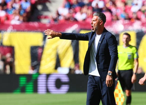 RB Leipzig - Moenchengladbach Bundesliga Leipzig, 29.08.2026, Red Bull Arena, Fussball, Bundesliga, Spieltag 1 , RB Leipzig vs. VFL Borussia Moenchengladbach , Im Bild: Trainer Martin Demichelis, RB Leipzig , *** RB Leipzig vs. Mönchengladbach, Bundesliga, Leipzig, August 29, 2026, Red Bull Arena, Soccer, Bundesliga, Matchday 1, RB Leipzig vs. VFL Borussia Mönchengladbach, Pictured: Coach Martin Demichelis, RB Leipzig,