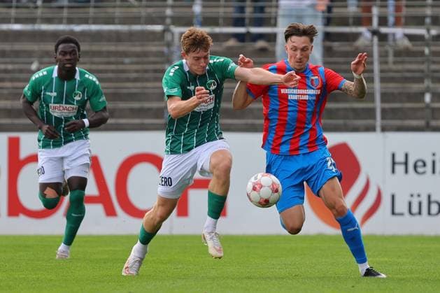 29.08.26, GER, Regionalliga Nord, Fussball, 6. Spieltag, Saison 2026 2027, VfB Lübeck vs SV Drochtersen Assel Luebeck Dietmar-Scholze-Stadion an der Lohmuehle SH Germany Copyright: xnordphotoxGmbHx xTauchnitzx