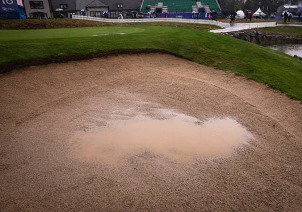 2026 KPMG Women s Irish Open, The K Club, Kildare 29 8 2026 A view of the wet conditions A view of the wet conditions 29 8 2026  Copyright: xx RDR_2861A