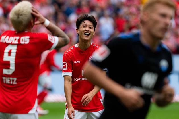 1. FSV Mainz 05 v SC Paderborn 07 - Bundesliga Jae-sung Lee of 1. FSV Mainz 05 in action during the Bundesliga match between 1. FSV Mainz 05 and SC Paderborn 07 at MEWA Arena on August 29, 2026 in Mainz, Germany. Mainz MEWA Arena Rhineland-Palatinate Germany Copyright: xTaiseixIwamotox