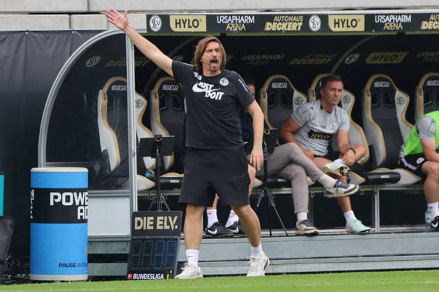 29.08.2026, Fussball, Herren, 1. Bundesliga, Saison 2026 2027, SV 07 Elversberg - Bayer 04 Leverkusen, Trainer Vincent Wagner (SV 07 Elversberg) Elversberg Ursapharm-Arena an der Kaiserlinde Saarland Deutschland (DEU) *** August 29, 2026, Soccer, Men s, Bundesliga 1, 2026–2027 Season, SV 07 Elversberg vs. Bayer 04 Leverkusen, Coach Vincent Wagner, SV 07 Elversberg, Elversberg, Ursapharm Arena an der Kaiserlinde, Saarland, Germany, DEU Copyright: xSebastianxBachx