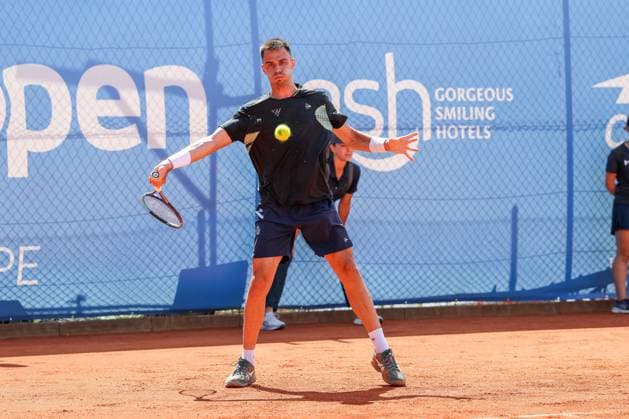 Im Bild: Winner der Schwaben Open 2026, Cezar Cretu (ROU), Facundo Mena (ARG) vs. Cezar Cretu (ROU), ATP, Tennis Herren Challenger Schwaben Open, Herren, Tennis, Finale, Einzel, 29.08.2026 Augsburg Bayern Deutschland