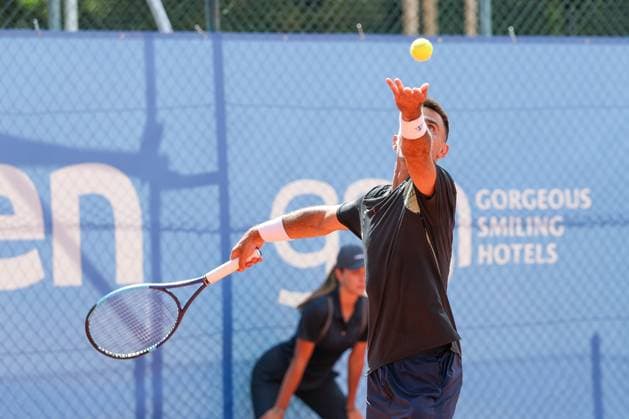 Im Bild: Winner der Schwaben Open 2026, Cezar Cretu (ROU), Facundo Mena (ARG) vs. Cezar Cretu (ROU), ATP, Tennis Herren Challenger Schwaben Open, Herren, Tennis, Finale, Einzel, 29.08.2026 Augsburg Bayern Deutschland