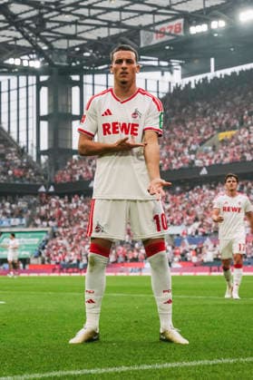 29.08.2026, xjmrgnx, Fussball 1.Bundesliga, 1.FC Koeln - TSG Hoffenheim v.l. SaÃ¯d El Mala (10, Koeln) bejubelt seinen Treffer zum 1:1 (DFL DFB REGULATIONS PROHIBIT ANY USE OF PHOTOGRAPHS as IMAGE SEQUENCES and or QUASI-VIDEO) Koeln *** August 29, 2026, xjmrgnx, Soccer 1 Bundesliga, 1. FC Köln vs. TSG Hoffenheim, Saïd El Mala 10, Cologne celebrates his goal to make it 1–1. DFL DFB REGULATIONS PROHIBIT ANY USE OF PHOTOGRAPHS AS IMAGE SEQUENCES AND OR QUASI-VIDEO. Cologne