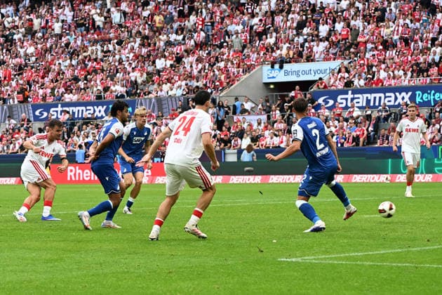 Thijs Dallinga (1. FC Koeln) Tor zum 3:2 waehrend des Spiels der 1. Bundesliga zwischen 1. FC Koeln und TSG Hoffenheim, RheinEnergieStadion am 29. August 2026 in Koeln, Deutschland. (Foto von Ralf Treese DeFodi Images) +++ Thijs Dallinga (1. FC Koeln) scores his team™s third goal during the Bundesliga match between 1. FC Koeln and TSG Hoffenheim at RheinEnergieStadion on August 29, 2026 in Cologne, Germany. (Photo by Ralf Treese DeFodi Images) DFB DFL REGULATIONS PROHIBIT ANY USE OF PHOTOGRAPHS AS IMAGE SEQUENCES AND OR QUASI-VIDEO. (Photo by Ralf Treese DeFodi Images) - *** Thijs Dallinga of 1. FC Köln scores the 3-2 goal during the Bundesliga match between 1. FC Köln and TSG Hoffenheim at RheinEnergieStadion on August 29, 2026, in Cologne, Germany. Photo by Ralf Treese, DeFodi Images. Thijs Dallinga of 1. FC Köln scores his team’s third goal during the Bundesliga match between 1. FC Köln and TSG Hoffenheim at RheinEnergieStadion on August 29, 2026 in Cologne, Germany. Photo by Ralf Treese, DeFodi Images. DFB and DFL regulations prohibit any use of photographs as image sequences and or quasi-video. Photo by Ralf Treese, DeFodi Images.