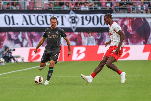 Leipzig 29.08.2026. Pilka nozna Bundesliga sezon 2026 2027 kolejka 1 mecz: RB Leipzig - Borussia Monchengladbach --- Football Bundesliga season 2026 2027 round 1 match: RB Leipzig - Borussia Monchengladbach nz Kevin Stoger Fot. Kacper Staniec NEWSPIX.PL --- newspix.pl 