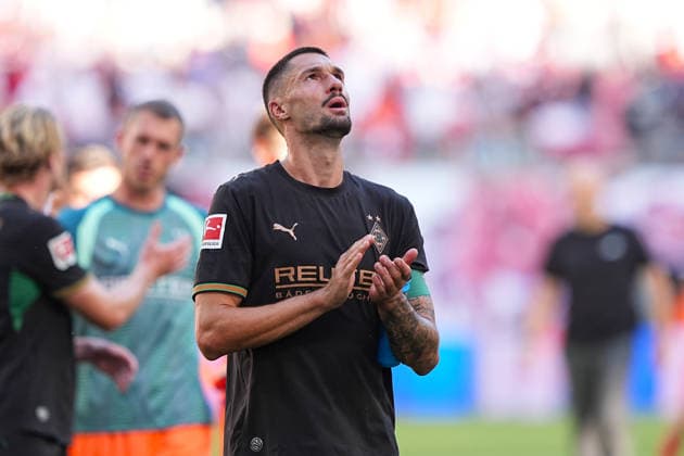 29.08.2026, xydrx, Herren, Fußball, 1.Bundesliga, RB Leipzig - Borussia Mönchengladbach, Saison 2026 2027, Red Bull Arena: Tim Kleindienst (Borussia Moenchengladbach, 11) enttäuscht nach der 3:0 Niederlage DFB regulations prohibit any use of photographs as image sequences and or quasi-video. *** August 29, 2026, xydrx, Men s, Soccer, Bundesliga 1, RB Leipzig vs. Borussia Mönchengladbach, 2026–2027 season, Red Bull Arena: Tim Kleindienst of Borussia Mönchengladbach, 11, disappointed after the 3–0 loss. DFB regulations prohibit any use of photographs as image sequences and or quasi-video. Copyright: HMBxMedia YannisxDreimann