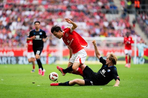 1. FSV Mainz 05 v SC Paderborn 07 - Bundesliga Jae-sung Lee of 1. FSV Mainz 05 in action during the Bundesliga match between 1. FSV Mainz 05 and SC Paderborn 07 at MEWA Arena on August 29, 2026 in Mainz, Germany. Mainz MEWA Arena Rhineland-Palatinate Germany Copyright: xTaiseixIwamotox