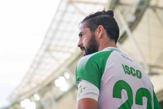 ESP: LaLiga EA Sports UD Levante v Real Betis Francisco Roman Alarcon Isco of Real Betis during LaLiga EA Sports, between UD Levante v Real Betis played at Ciudad de Valencia Stadium in Valencia on August 29, 2026 in Spain; Valencia Spain Futbol Copyright: xAgenciaxLOFx