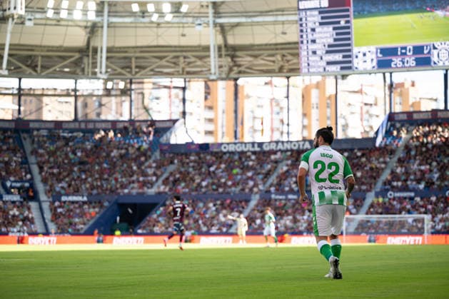 ESP: LaLiga EA Sports UD Levante v Real Betis Francisco Roman Alarcon Isco of Real Betis during LaLiga EA Sports, between UD Levante v Real Betis played at Ciudad de Valencia Stadium in Valencia on August 29, 2026 in Spain Valencia Spain Futbol Copyright: xAgenciaxLOFx