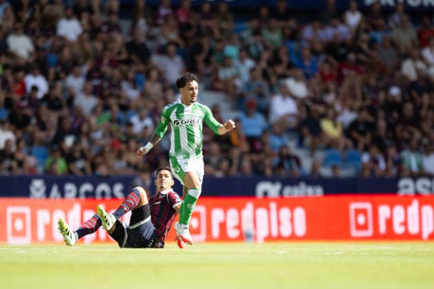 ESP: LaLiga EA Sports UD Levante v Real Betis Antony Matheus Dos Santos of Real Betis during LaLiga EA Sports, between UD Levante v Real Betis played at Ciudad de Valencia Stadium in Valencia on August 29, 2026 in Spain; Valencia Spain Futbol Copyright: xAgenciaxLOFx