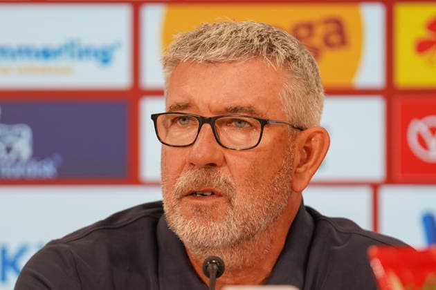Deutschland: Fußball 1. Liga 2026 2027, 1. Spieltag - 1. FSV Mainz 05 vs SC Paderborn 07 Mewa Arena (Mainz): Pressekonferenz mit Urs Fischer (Cheftrainer FSV) *** Germany Soccer 1st League 2026–2027, Matchday 1: FSV Mainz 05 vs. SC Paderborn 07 at Mewa Arena in Mainz—Press Conference with Urs Fischer, Head Coach of FSV Copyright: xTobiasxWentzellx