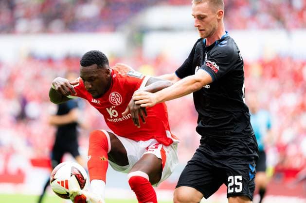 1. FSV Mainz 05 v SC Paderborn 07 - Bundesliga Player of 1. FSV Mainz 05 in action during the Bundesliga match between 1. FSV Mainz 05 and SC Paderborn 07 at MEWA Arena on August 29, 2026 in Mainz, Germany. Mainz MEWA Arena Rhineland-Palatinate Germany Copyright: xTaiseixIwamotox