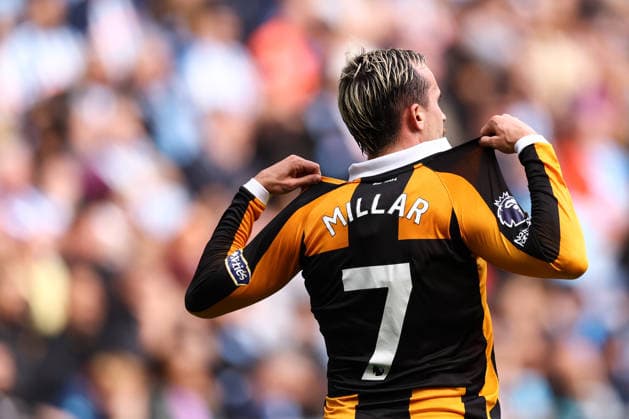 Coventry City v Hull City 29 August 2026, Coventry - Premier League Football - Coventry City v Hull City - Liam Millar of Hull City celebrates their first goal - Photo: Jacques Feeney Offside. Coventry UK Copyright: xJacquesxFeeneyx xOffsidexOffside