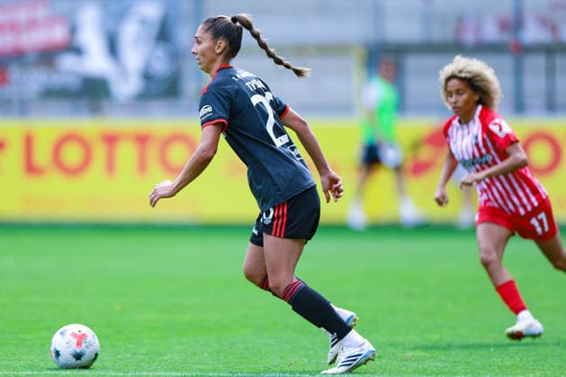 29. August 2026, Fussball, Google Pixel Frauen-Bundesliga, SC Freiburg - 1. FC Union Berlin Amber Tysiak (26, 1. FC Union Berlin) Photo: Urs Ottiger *** August 29, 2026, Soccer, Google Pixel Women s Bundesliga, SC Freiburg 1, FC Union Berlin, Amber Tysiak 26, 1 FC Union Berlin, Photo by Urs Ottiger