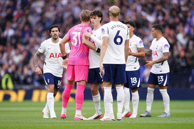Premier League: Tottenham Hotspur v Newcastle Untied Tottenham players ahead of kick off during the Premier League match Tottenham Hotspur vs Newcastle Untied at Tottenham Hotspur Stadium, London, United Kingdom on 29 August 2026 (Photo by Harvey Murphy News Images) Copyright: xHarveyxMurphy NewsxImagesx