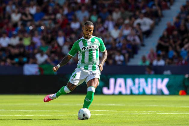 August 29, 2026, Valencia, Valencia, SPAIN: Natan of Real Betis Balompie in action during the Spanish league, LaLiga EA Sports, football match played between Levante UD and Real Betis Balompie at Ciutat de Valencia stadium on August 29, 2026, in Valencia, Spain. Levante UD V Real Betis Balompie - LaLiga EA Sports  - ZUMAa181 20260829_zaa_a181_081 Copyright: xIvanxTerronx
