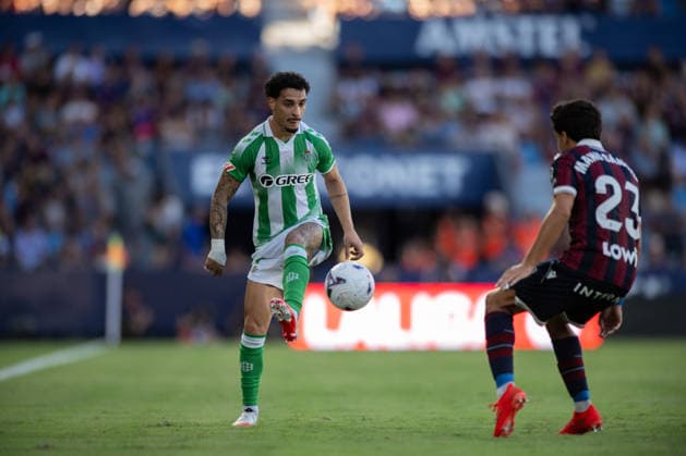 ESP: LaLiga EA Sports UD Levante v Real Betis Antony Matheus Dos Santos of Real Betis during LaLiga EA Sports, between UD Levante v Real Betis played at Ciudad de Valencia Stadium in Valencia on August 29, 2026 in Spain; Valencia Spain Futbol Copyright: xAgenciaxLOFx