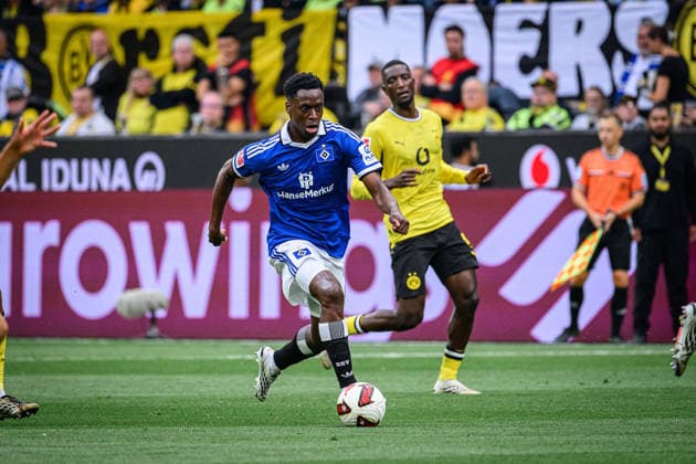Fußball I Saison 2026-2027 I Bundesliga I 1. Spieltag I Borussia Dortmund - Hamburger SV I 29.08.2026 Albert Sambi Lokonga (6, Hamburger SV) Dortmund Signal-Iduna-Park Nordrhein-Westfalen Deutschland *** Soccer 2026–2027 Season Bundesliga Matchday 1 Borussia Dortmund vs. Hamburger SV August 29, 2026 Albert Sambi Lokonga 6, Hamburger SV vs. Dortmund Signal Iduna Park North Rhine-Westphalia, Germany Copyright: xLobecax xHenningxRohlfsx