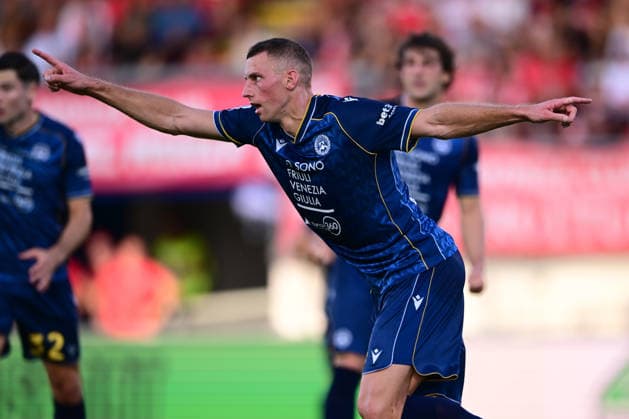 AC Monza v Udinese Calcio - Serie A 2026 27 Jakub Piotrowski of Udinese Calcio during a Serie A match between AC Monza and Udinese Calcio at Brianteo Stadium in Monza, Italy, on August 29, 2026. Monza Lombardy Italy  Copyright: xAndreaxDiodatox originalFilename:diodato-acmonzav260829_npaFm.jpg