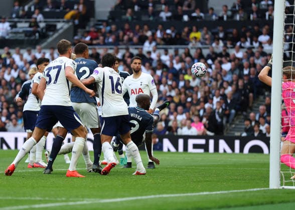 29th August 2026; Tottenham Hotspur Stadium, London, England; Premier League Football, Tottenham Hotspur versus Newcastle United; Yoane Wissa of Newcastle United scoring his sides 2nd goal in the 72nd minute to make it 0-2 JohnxPatrickxFletcher