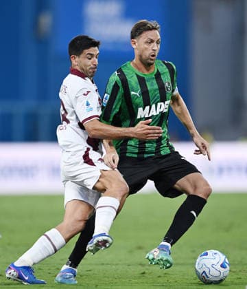 Db Reggio Emilia 29 08 2026 - campionato di calcio serie A Sassuolo-Torino foto Daniele Buffa Image nella foto: Nemanja Matic-Giovanni Simeone 