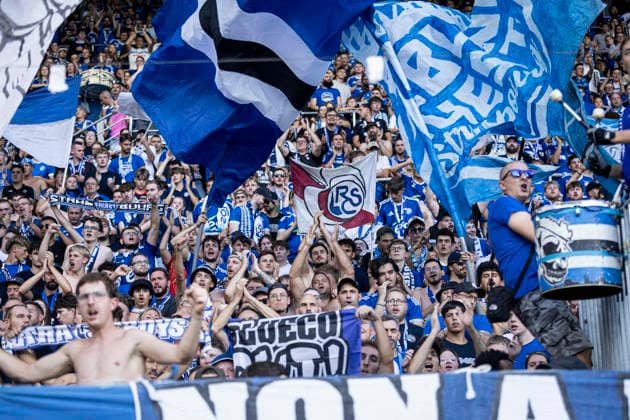 FOOTBALL : Racing Strasbourg vs RC Lens - Ligue 1 J2 Stade de la Meinau - 29 08 2026 Ambiance avec les supporters de l Ã quipe de Racing Strasbourg  Copyright: xelyxandroxcegarrax