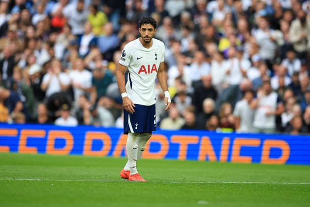 Tottenham Hotspur v Newcastle United, Premier League Tottenham Hotspur Forward Omar Marmoush (22) during the Premier League match between Tottenham Hotspur and Newcastle United at Tottenham Hotspur Stadium, London, UK on 29 August 2026. London Tottenham Hotspur Stadium London UK Editorial use only DataCo restrictions apply See www.football-dataco.com , Copyright: xChrisxFoxwellx PSI-24771-0101