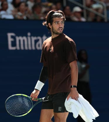 Carlos Alcaraz, Training, Practice, US Open Championships, Billie Jean King National Tennis Center, Flushing Meadows, New York, USA . Copyright: xJuergenxHasenkopfx