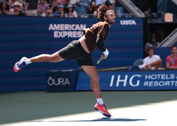 Carlos Alcaraz, Training, Practice, US Open Championships, Billie Jean King National Tennis Center, Flushing Meadows, New York, USA . Copyright: xJuergenxHasenkopfx