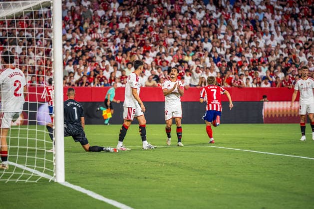 RECORD DATE NOT STATED ESP: LaLiga EA Sports Sevilla FC v Atletico de Madrid Alex Baena of Atletico de Madrid scores goal and celebrates during LaLiga EA Sports, between Sevilla FC v Atletico de Madrid played at Ramon Sanchez-Pizjuan Stadium in Sevilla on August 29, 2026 in Spain Spain Futbol Copyright: xAgenciaxLOFx
