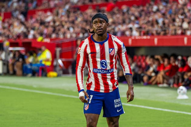 RECORD DATE NOT STATED ESP: LaLiga EA Sports Sevilla FC v Atletico de Madrid Ademola Lookman of Atletico de Madrid scores goal and celebrates during LaLiga EA Sports, between Sevilla FC v Atletico de Madrid played at Ramon Sanchez-Pizjuan Stadium in Sevilla on August 29, 2026 in Spain Spain Futbol Copyright: xAgenciaxLOFx