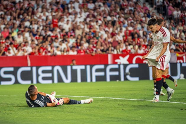 RECORD DATE NOT STATED ESP: LaLiga EA Sports Sevilla FC v Atletico de Madrid Alex Baena of Atletico de Madrid scores goal and celebrates during LaLiga EA Sports, between Sevilla FC v Atletico de Madrid played at Ramon Sanchez-Pizjuan Stadium in Sevilla on August 29, 2026 in Spain Spain Futbol Copyright: xAgenciaxLOFx