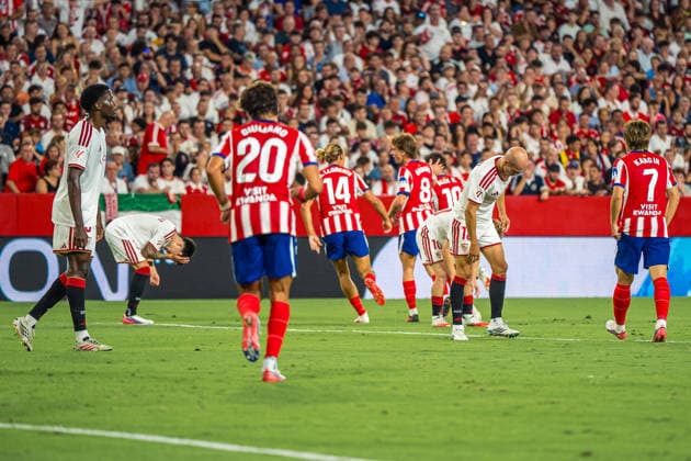 RECORD DATE NOT STATED ESP: LaLiga EA Sports Sevilla FC v Atletico de Madrid Alex Baena of Atletico de Madrid scores goal and celebrates during LaLiga EA Sports, between Sevilla FC v Atletico de Madrid played at Ramon Sanchez-Pizjuan Stadium in Sevilla on August 29, 2026 in Spain Spain Futbol Copyright: xAgenciaxLOFx