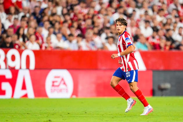 August 29, 2026, Sevilla, Sevilla, Spain: Giuliano Simeone of Atletico de Madrid looks on during the Spanish league, LaLiga EA Sports, football match played between Sevilla FC and Atletico de Madrid at Ramon Sanchez-Pizjuan stadium on August 29, 2026, in Sevilla, Spain. Sevilla FC V Atletico De Madrid - LaLiga EA Sports  - ZUMAa181 20260829_zaa_a181_163 Copyright: xJoaquinxCorcherox