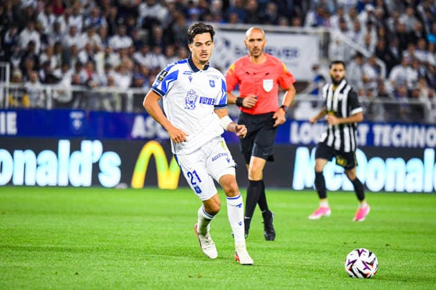 FOOTBALL : AJ Auxerre vs SCO Angers - Ligue 1 - JournÃ e 2 - 29 08 2026 Romain Faivre (AJ Auxerre) AuxerreFrance  Copyright: xBaptistexAutissierx