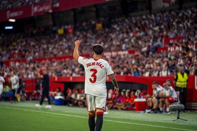 RECORD DATE NOT STATED ESP: LaLiga EA Sports Sevilla FC v Atletico de Madrid Julio Diaz of Sevilla during LaLiga EA Sports, between Sevilla FC v Atletico de Madrid played at Ramon Sanchez-Pizjuan Stadium in Sevilla on August 29, 2026 in Spain Spain Futbol Copyright: xAgenciaxLOFx