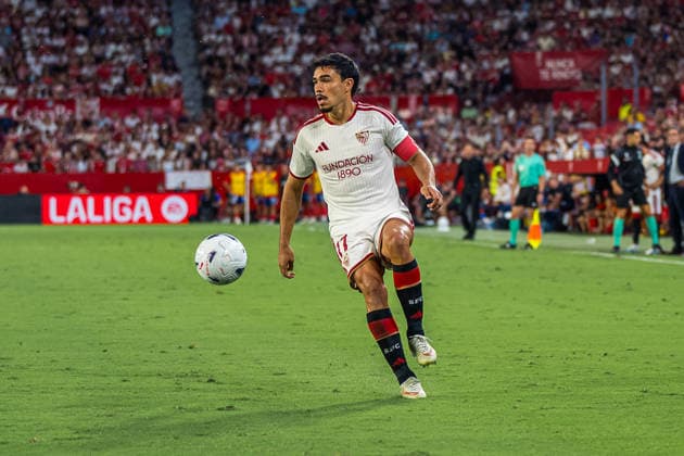 RECORD DATE NOT STATED ESP: LaLiga EA Sports Sevilla FC v Atletico de Madrid Gabriel Alonso Suazo of Sevilla during LaLiga EA Sports, between Sevilla FC v Atletico de Madrid played at Ramon Sanchez-Pizjuan Stadium in Sevilla on August 29, 2026 in Spain Spain Futbol Copyright: xAgenciaxLOFx