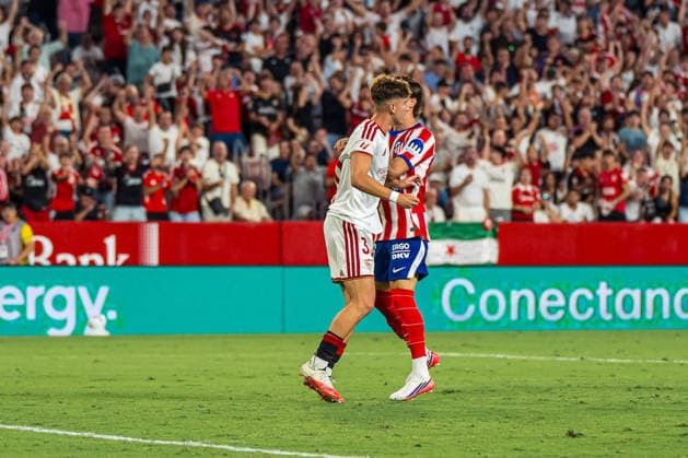 RECORD DATE NOT STATED ESP: LaLiga EA Sports Sevilla FC v Atletico de Madrid Miguel Angel Sierra of Sevilla scores goal during LaLiga EA Sports, between Sevilla FC v Atletico de Madrid played at Ramon Sanchez-Pizjuan Stadium in Sevilla on August 29, 2026 in Spain Spain Futbol Copyright: xAgenciaxLOFx