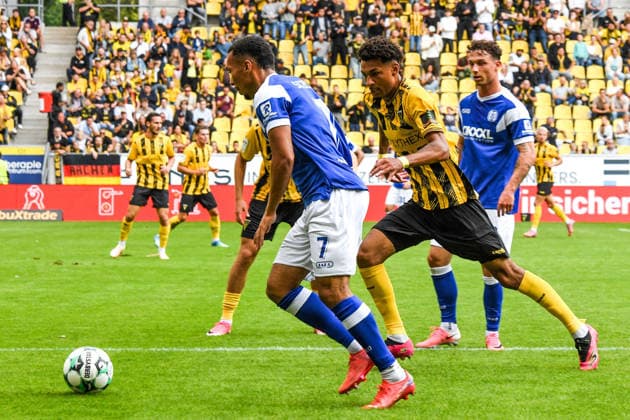 v.li.:, 29.08.2026, Aachen (Deutschland), Fussball, 3. Liga, TSV Alemannia Aachen - SV Meppen, Fussball, 3. Liga, TSV Alemannia Aachen - SV Meppen, DFB DFL REGULATIONS PROHIBIT ANY USE OF PHOTOGRAPHS AS IMAGE SEQUENCES AND OR QUASI-VIDEO.