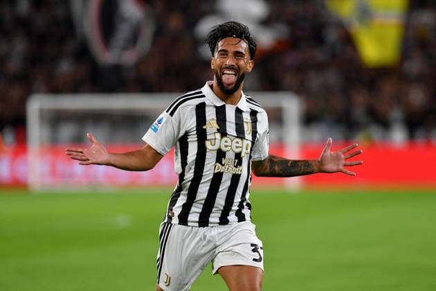SOCCER - Serie A - Juventus FC vs. Parma Calcio Photo by IPA ABACAPRESS.COM87913631 - Nico Gonzalez of Juventus FC celebrates after scoring a goal during a 2026–27 Serie A match between Juventus FC and Parma Calcio at Allianz Stadium on August 29, 2026, in Turin, Italy — Photo by Giuliano Marchisciano Turin Italy  Copyright: xIPAxSport ABACAx