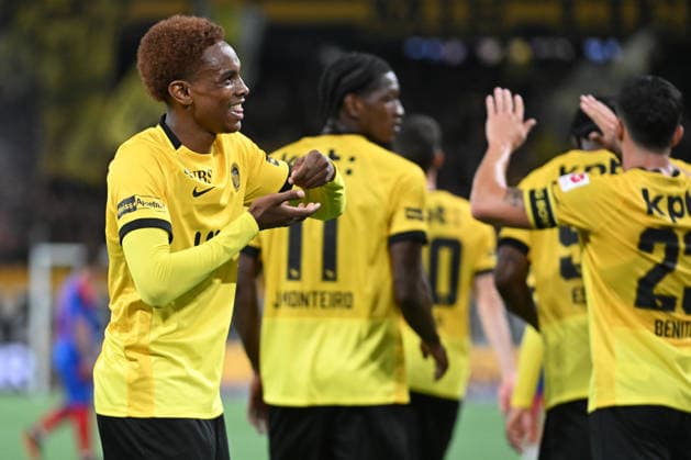 BERN, SWITZERLAND - AUGUST 29: during the Swiss Super League match between BSC Young Boys and FC Basel 1893 at Stadion Wankdorf on August 29, 2026 in Bern, Switzerland. Bern Stadion Wankdorf Bern Switzerland Copyright: xJustPictures.ch ManuelxWinterbergerx jp-en-EuSpIm-MWI_2915