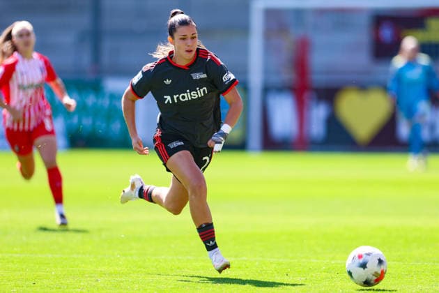 29. August 2026, Fussball, Google Pixel Frauen-Bundesliga, SC Freiburg - 1. FC Union Berlin Leela Egli (27, 1. FC Union Berlin) Photo: Urs Ottiger *** August 29, 2026, Soccer, Google Pixel Women s Bundesliga, SC Freiburg 1, FC Union Berlin, Leela Egli 27, FC Union Berlin, Photo by Urs Ottiger